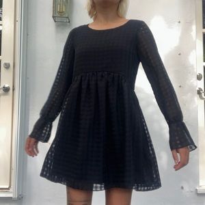 BCBGeneration black gingham dress